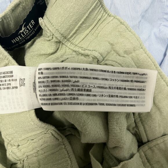 Hollister Green Vintage Baggy Pants Size Small - Picture 5 of 5